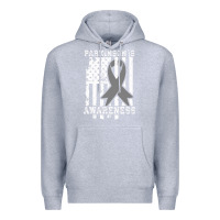 Heather Grey Parkinson's Disease Awareness T  Gift for PD Patients Premium Hoodie - trangStudio