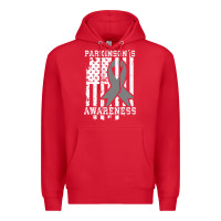 Red Parkinson's Disease Awareness T  Gift for PD Patients Premium Hoodie - trangStudio