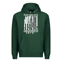 Sports Green Parkinson's Disease Awareness T  Gift for PD Patients Premium Hoodie - trangStudio
