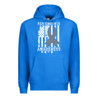 True Royal Parkinson's Disease Awareness T  Gift for PD Patients Premium Hoodie - trangStudio