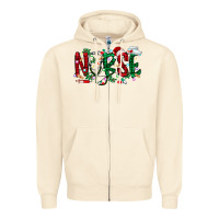 Sandshell nurse christmas Zipper Hoodie - RacoonDesign