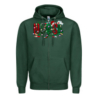 Sports Green nurse christmas Zipper Hoodie - RacoonDesign