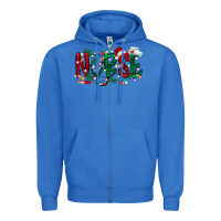 True Royal nurse christmas Zipper Hoodie - RacoonDesign