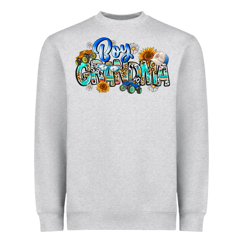 Boy Grandma Heavyweight Sweatshirt by CowhideDigitalArt | Teevron