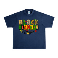 Navy black teacher magic juneteenth Urban Heavy Tee - CowGirlArtShop