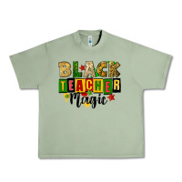 Oil Green black teacher magic juneteenth Urban Heavy Tee - CowGirlArtShop