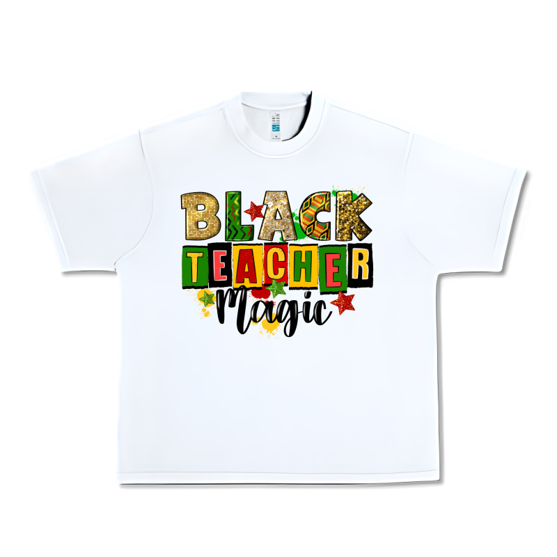 Black Teacher Magic Juneteenth Urban Heavy Tee by CowGirlArtShop | Teevron