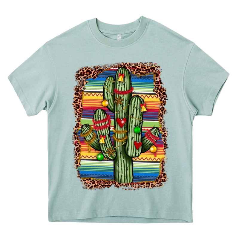 Christmas Cactus Heavy Core Tee by JahusDesignShop | Teevron