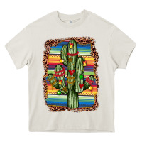 Cream Christmas cactus Heavy Core Tee - JahusDesignShop