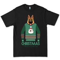 Black German shepherd dog Christmas Premium Tee - Bettercallsaul