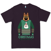 Plum German shepherd dog Christmas Premium Tee - Bettercallsaul