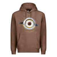 Chestnut Carl Side Smile Premium Hoodie - trangStudio