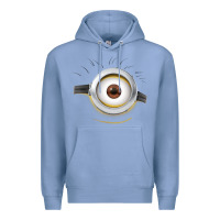 Colony Blue Carl Side Smile Premium Hoodie - trangStudio