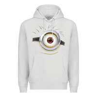 Dove Grey Carl Side Smile Premium Hoodie - trangStudio