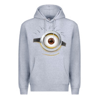 Heather Grey Carl Side Smile Premium Hoodie - trangStudio