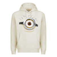 Oatmeal Heather Carl Side Smile Premium Hoodie - trangStudio