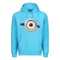 Ocean Blue Carl Side Smile Premium Hoodie - trangStudio