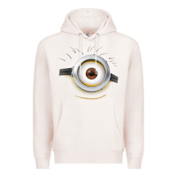Pale Pink Carl Side Smile Premium Hoodie - trangStudio
