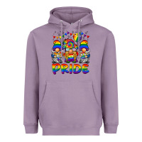 Lavender pride gnome Heavyweight Hoodie - BarkalooDesign