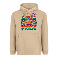 Mushroom pride gnome Heavyweight Hoodie - BarkalooDesign