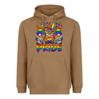 Toasted Coconut pride gnome Heavyweight Hoodie - BarkalooDesign