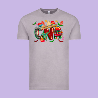Cinco De Mayo Cna Vintage Tee Designed By Cowgirlartshop