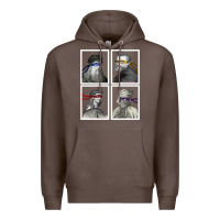 Coffee Ninja Artists Leonardo Donatello Raphael Michelangelo Parody Renaissan Premium Hoodie - trangStudio