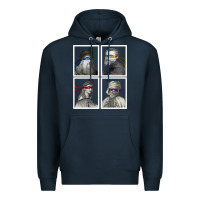 Navy Ninja Artists Leonardo Donatello Raphael Michelangelo Parody Renaissan Premium Hoodie - trangStudio