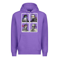 Ninja Artists Leonardo Donatello Raphael Michelangelo Parody Renaissan Premium Hoodie | Teevron