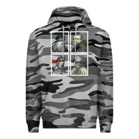 Slate Camo Ninja Artists Leonardo Donatello Raphael Michelangelo Parody Renaissan Premium Hoodie - trangStudio