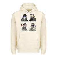 Tofu Ninja Artists Leonardo Donatello Raphael Michelangelo Parody Renaissan Premium Hoodie - trangStudio