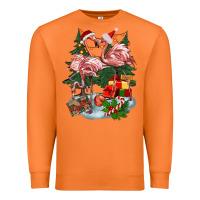 Carrot Christmas flamingo Premium Sweatshirt - BarkalooDesign