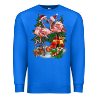 True Royal Christmas flamingo Premium Sweatshirt - BarkalooDesign