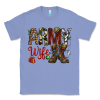 Colony Blue Christmas Army wife Classic Tee - NancyCooperArtShop