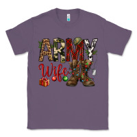 Lavender Christmas Army wife Classic Tee - NancyCooperArtShop