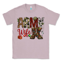 Lilac Christmas Army wife Classic Tee - NancyCooperArtShop