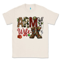 Natural Christmas Army wife Classic Tee - NancyCooperArtShop