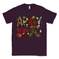 Plum Christmas Army wife Classic Tee - NancyCooperArtShop