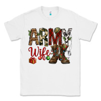 White Christmas Army wife Classic Tee - NancyCooperArtShop