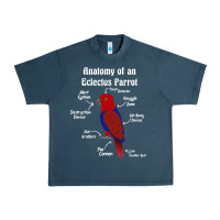 Anatomy Of A Female Eclectus Parrot Urban Heavy Tee | Teevron