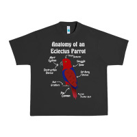 Pigment Black Anatomy of a female Eclectus Parrot Urban Heavy Tee - trangStudio