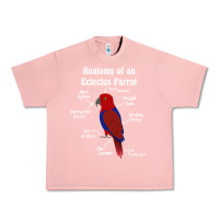 Salmon Anatomy of a female Eclectus Parrot Urban Heavy Tee - trangStudio