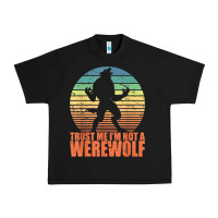 Black trust me i'm not a werewolf men boys halloween costume Urban Heavy Tee - trangStudio