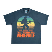 Midnight Navy trust me i'm not a werewolf men boys halloween costume Urban Heavy Tee - trangStudio