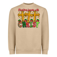 Christmas Begins With Christ Heavyweight Sweatshirt | Teevron