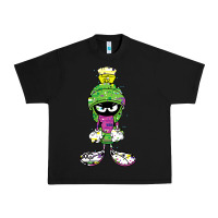 Black Marvin The Martian Glitch Urban Heavy Tee - trangStudio
