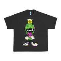 Pigment Black Marvin The Martian Glitch Urban Heavy Tee - trangStudio