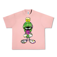 Salmon Marvin The Martian Glitch Urban Heavy Tee - trangStudio