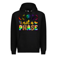Black not a phase pride moon Premium Hoodie - LillyAllenDesigns