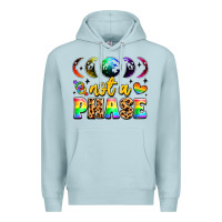 Blue Mist not a phase pride moon Premium Hoodie - LillyAllenDesigns